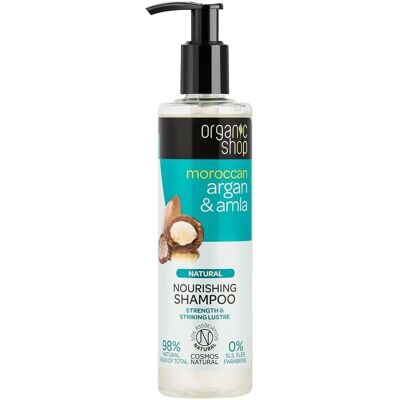 Organic Shop Nourishing Argan & Amla Shampoo - Hair Care Organic Shop Nourishing Argan & Amla Shampoo - Hair Care