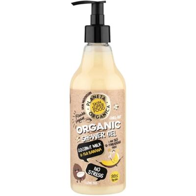 Planeta Organica Organic Coconut & Vanilla Banana Shower Gel - Stress Relief Planeta Organica Organic Coconut & Vanilla Banana Shower Gel - Stress Relief