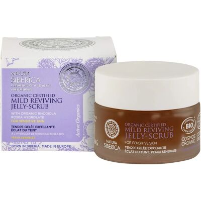 Natura Siberica Modell - Revitalisierendes exfolierendes Gelatin-Gel - Gesichtspeeling Natura Siberica Modell - Revitalisierendes exfolierendes Gelatin-Gel - Gesichtspeeling