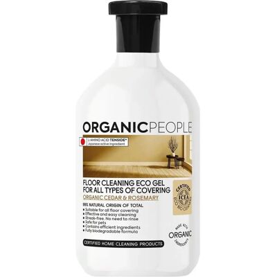 Gel ecológico de limpieza de suelos de pino y romero Organic People - Limpiador de suelos Gel ecológico de limpieza de suelos de pino y romero Organic People - Limpiador de suelos