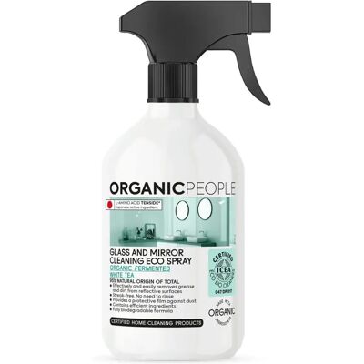 Organic People Spray ecológico para limpiar cristales y espejos - 200ml Organic People Spray ecológico para limpiar cristales y espejos - 200ml
