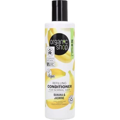 Organic Shop Banan & Jasmin Conditioner - Haarpflege für normales Haar Organic Shop Banan & Jasmin Conditioner - Haarpflege für normales Haar