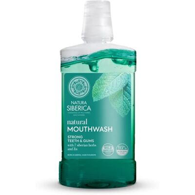 Natura Siberica Mundwasser mit sibirischen Kräutern und Zink - Starke Zähne & Zahnfleisch 520ml Natura Siberica Mundwasser mit sibirischen Kräutern und Zink - Starke Zähne & Zahnfleisch 520ml