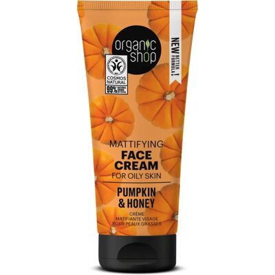 Organic Shop Pompoenolie Gezichtscrème - Vette huid - 50ml Organic Shop Pompoenolie Gezichtscrème - Vette huid - 50ml