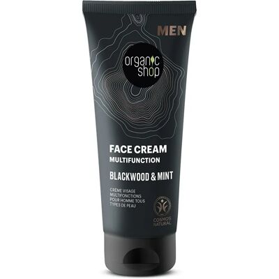 Organic Shop Men Blackwood & Mint Multi-Purpose Facial Cream - Facial Cream Organic Shop Men Blackwood & Mint Multi-Purpose Facial Cream - Facial Cream