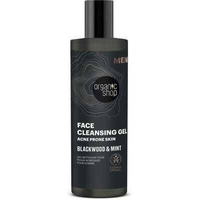 Organic Shop Blackwood & Mint Anti-Acne Cleansing Gel - 200ml Organic Shop Blackwood & Mint Anti-Acne Cleansing Gel - 200ml