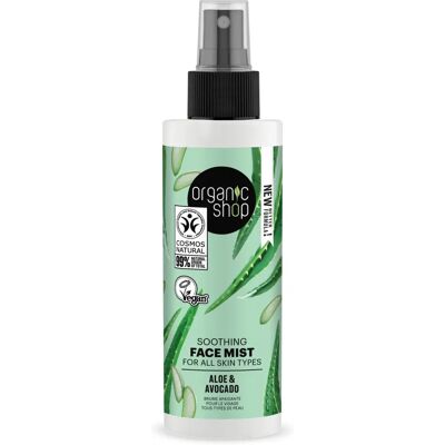 Brume visage Aloe & Avocat Organic Shop - Hydratante & Apaisante Brume visage Aloe & Avocat Organic Shop - Hydratante & Apaisante