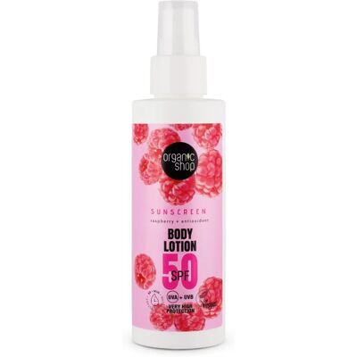 Organic Shop Himbeer Körperlotion - SPF50 - 150ml Organic Shop Himbeer Körperlotion - SPF50 - 150ml