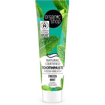 Organic Shop Pasta de Dientes de Menta Orgánica - 100g Organic Shop Pasta de Dientes de Menta Orgánica - 100g