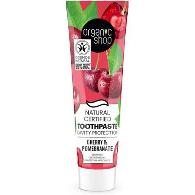 Organic Shop Cherry Cavity Protection Toothpaste Organic Shop Cherry Cavity Protection Toothpaste