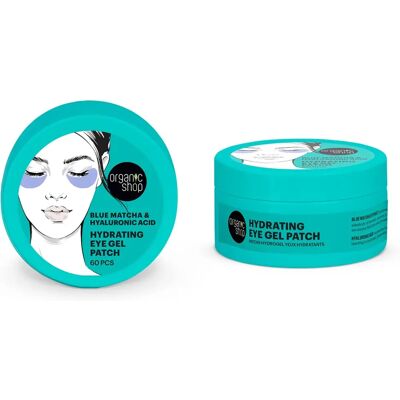 Organic Shop Blue Matcha Collagen Eye Patches - Moisturizing 60u Organic Shop Blue Matcha Collagen Eye Patches - Moisturizing 60u