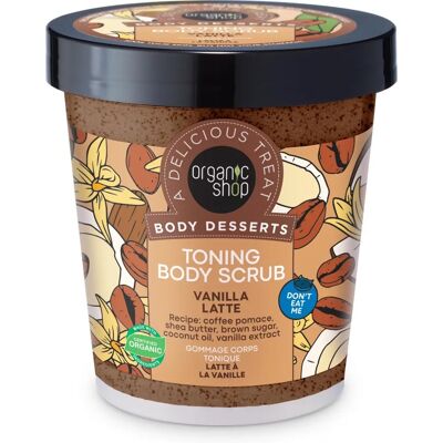 Organic Shop Vanilla Latte Body Scrub - Body Type Organic Shop Vanilla Latte Body Scrub - Body Type