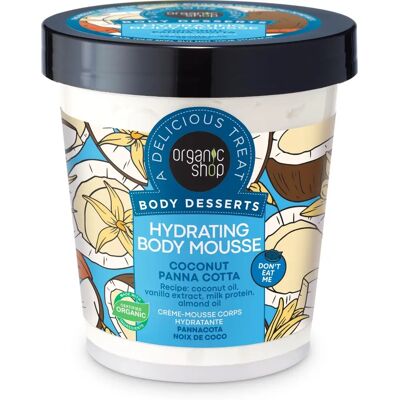 Natura Siberica Postres Corporales Orgánicos Panna Cotta de Coco - Mousse Corporal Natura Siberica Postres Corporales Orgánicos Panna Cotta de Coco - Mousse Corporal