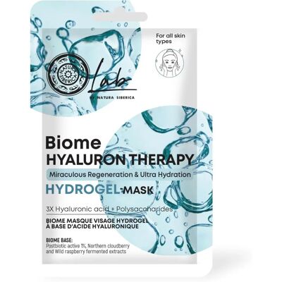 Natura Siberica LAB Biome Masque Hydrogel à l’Acide Hyaduronique - Masque Visage - Publicité Natura Siberica LAB Biome Masque Hydrogel à l’Acide Hyaduronique - Masque Visage - Publicité