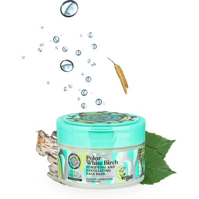 Natura Siberica Weiße Birke Peeling Baumwollpads - 20 Stück Natura Siberica Weiße Birke Peeling Baumwollpads - 20 Stück