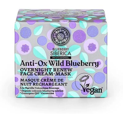 Natura Siberica Blueberry Night Cream Mask - Face Care Natura Siberica Blueberry Night Cream Mask - Face Care