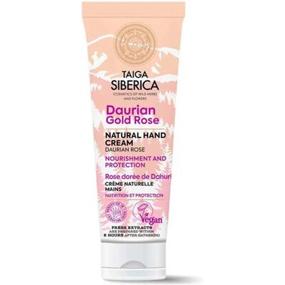 Natura Siberica Rose d'Or Daurienne Crème pour les Mains - Hydratant & Protecteur - Publicité Natura Siberica Rose d'Or Daurienne Crème pour les Mains - Hydratant & Protecteur - Publicité