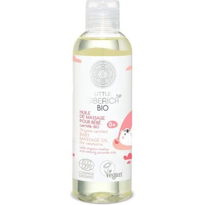Natura Siberica Aceite de Masaje para Bebé - 200ml Orgánico Suave Natura Siberica Aceite de Masaje para Bebé - 200ml Orgánico Suave