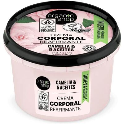 Organic Shop Crema corporal de camelia japonesa - Reafirmante, 250ml Organic Shop Crema corporal de camelia japonesa - Reafirmante, 250ml
