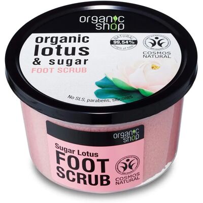 Exfoliante de azúcar de loto y pies - Organic Shop Exfoliante de azúcar de loto y pies - Organic Shop