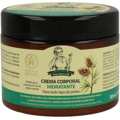 Oma Gertrude Zedernhonig Körpercreme - Feuchtigkeitscreme - 300ml Oma Gertrude Zedernhonig Körpercreme - Feuchtigkeitscreme - 300ml