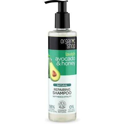 Organic Shop Avocado & Honey Repairing Shampoo - Shampoo for Dry Damaged Hair Organic Shop Avocado & Honey Repairing Shampoo - Shampoo for Dry Damaged Hair