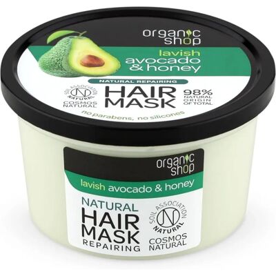 Organic Shop Avocado & Honey Hair Mask - Hair Mask Organic Shop Avocado & Honey Hair Mask - Hair Mask