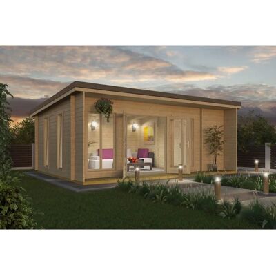 Lasita Maja Garden House Japan - Nordic Spruce 44mm - Natural - Garden House Lasita Maja Garden House Japan - Nordic Spruce 44mm - Natural - Garden House