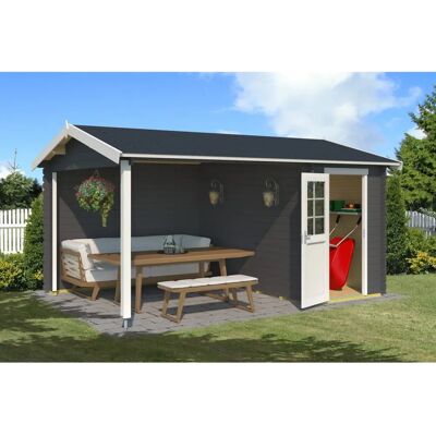 LASITA MAJA Wibo Gartenhaus - Rechteckig, Holz, mit Boden & Wand LASITA MAJA Wibo Gartenhaus - Rechteckig, Holz, mit Boden & Wand