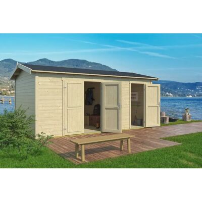 LASITA MAJA Tuvalu XL Garden House - Rectangular, Wood, 2 Rooms LASITA MAJA Tuvalu XL Garden House - Rectangular, Wood, 2 Rooms