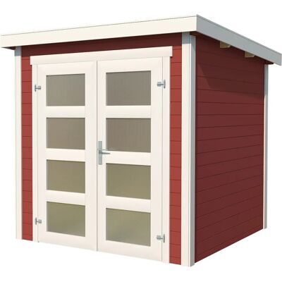 LASITA MAJA Zambezi 2 Gartenhaus - Rechteckig, 28mm Fichte, Flachdach LASITA MAJA Zambezi 2 Gartenhaus - Rechteckig, 28mm Fichte, Flachdach