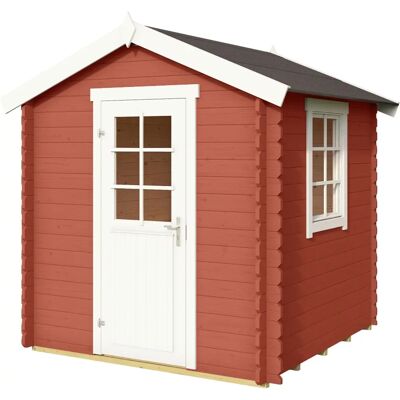 LASITA MAJA Wels 1 Gartenhaus - Rechteckig, Rot, Holz LASITA MAJA Wels 1 Gartenhaus - Rechteckig, Rot, Holz