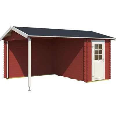 LASITA MAJA Wibo Gartenhaus - Schwedenrot - 465x338cm LASITA MAJA Wibo Gartenhaus - Schwedenrot - 465x338cm