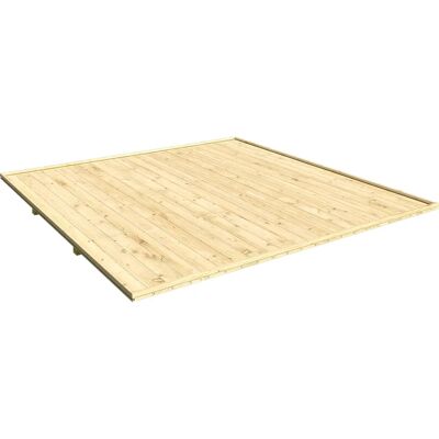 WEKA Batu 1,5 Gartenhaus-Boden - Holz, beige WEKA Batu 1,5 Gartenhaus-Boden - Holz, beige