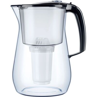 Carafe filtrante d'eau Aquaphor Provence - 4.2L, Noire, Magnésium - Publicité Carafe filtrante d'eau Aquaphor Provence - 4.2L, Noire, Magnésium - Publicité