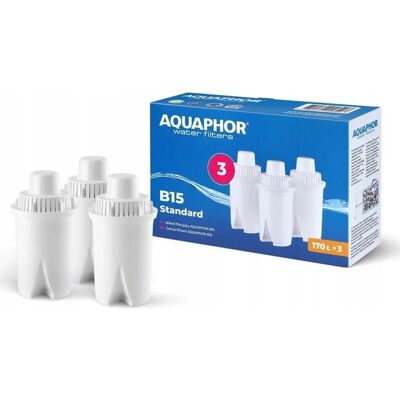 Aquaphor B100-15 Wasserfilterkartuschen - 3 Stück Aquaphor B100-15 Wasserfilterkartuschen - 3 Stück