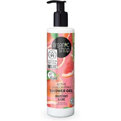 Organic Shop Gel Douche Bio Pamplemousse et Lime - Gel de Bain Organic Shop Gel Douche Bio Pamplemousse et Lime - Gel de Bain
