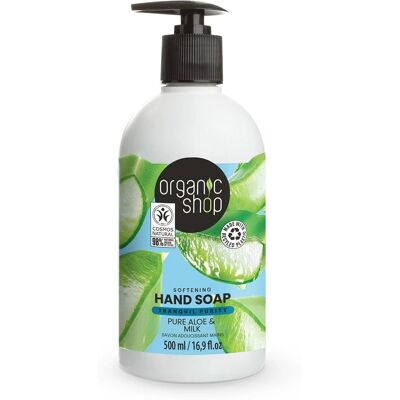 Organic Shop Aloe Milk Hand Soap - Organic Hand Soap Organic Shop Aloe Milk Hand Soap - Organic Hand Soap