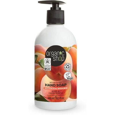 Organic Shop Pfirsich & Rose Handseife - Flüssigseife Organic Shop Pfirsich & Rose Handseife - Flüssigseife