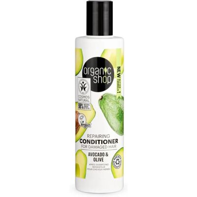 Organic Shop Organic Olive and Orange Flowers Revitalizing Hair Conditioner - Hair Conditioner Organic Shop Organic Olive and Orange Flowers Revitalizing Hair Conditioner - Hair Conditioner