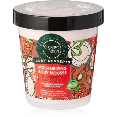Organic Shop Body Mousse Strawberry & Chocolate - Body Mousse Organic Shop Body Mousse Strawberry & Chocolate - Body Mousse