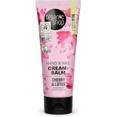 Organic Shop Kirsch & Lotus Hand- und Nagelcreme-Balsam - Hand- und Nagelcreme Organic Shop Kirsch & Lotus Hand- und Nagelcreme-Balsam - Hand- und Nagelcreme