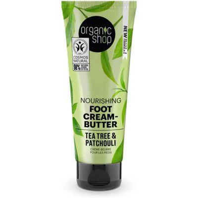 Organic Shop Crème Pieds Arbre à Thé & Patchouli - 75ml - Publicité Organic Shop Crème Pieds Arbre à Thé & Patchouli - 75ml - Publicité