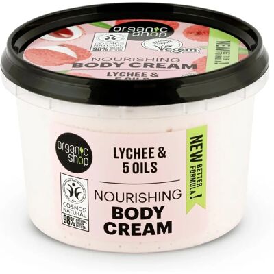 Organic Shop Lychee & 5 Oils Body Cream - Body Cream Organic Shop Lychee & 5 Oils Body Cream - Body Cream