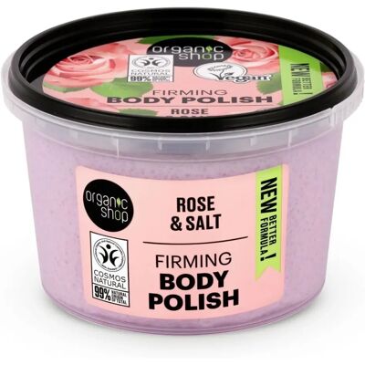 Organic Shop Organic Rose & Salt Body Scrub - Body Scrub Organic Shop Organic Rose & Salt Body Scrub - Body Scrub