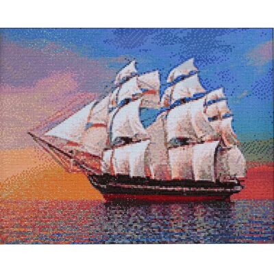 buttinette Diamantenstickerei-Set Segelschiff - 48x38cm buttinette Diamantenstickerei-Set Segelschiff - 48x38cm