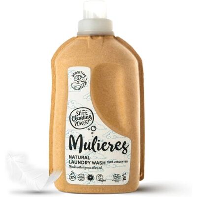 Mulieres Organic Sensitive Laundry Detergent - 1500ml Mulieres Organic Sensitive Laundry Detergent - 1500ml