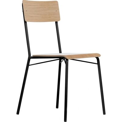 WOODMAN Yorik - Chaise Scandinave - 47x82x49cm - Publicité WOODMAN Yorik - Chaise Scandinave - 47x82x49cm - Publicité