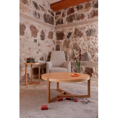 Woodman Peppa Runder Eichholztisch - Couchtisch Woodman Peppa Runder Eichholztisch - Couchtisch