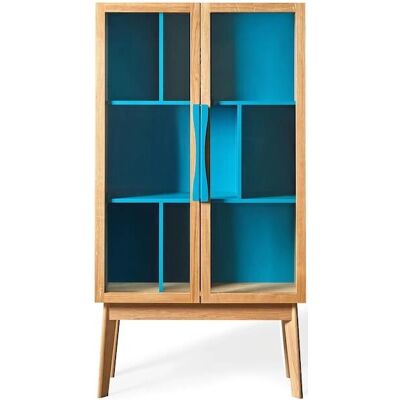 WOODMAN Hilla Bücherregal - Skandinavisches Design, FSC-Eiche, 88cm Breite WOODMAN Hilla Bücherregal - Skandinavisches Design, FSC-Eiche, 88cm Breite
